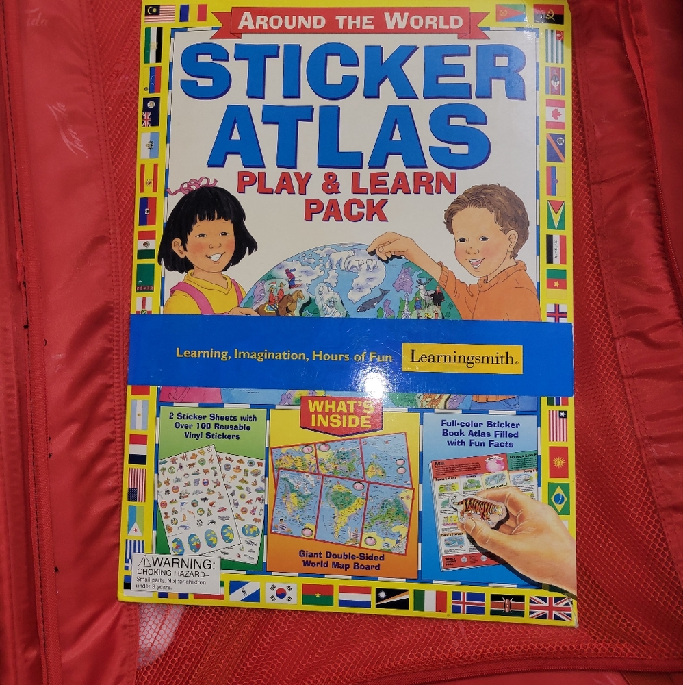 Rare edition: Around the World Sticker Atlas Play and Learn Pack